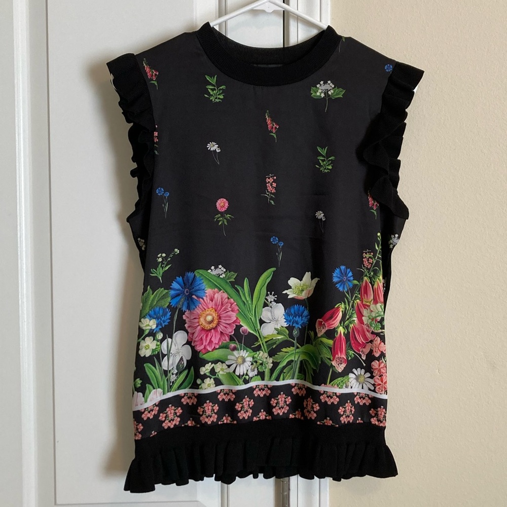Ted Baker Sleeveless Blouse Size 1